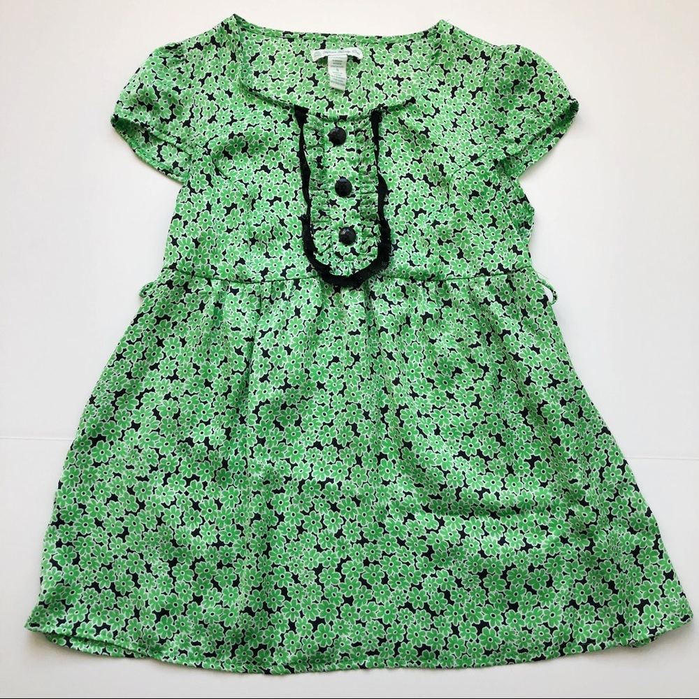 Lime green floral top from Forever 21. Size small